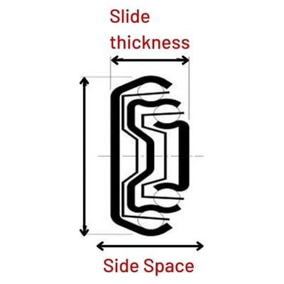 Slide thickness