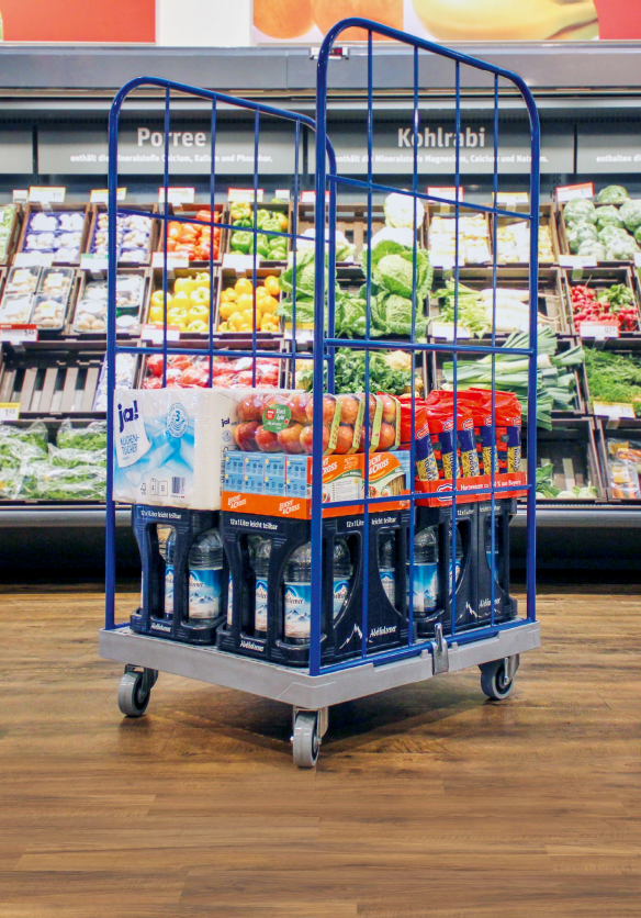 Tente Castors on a Trolley