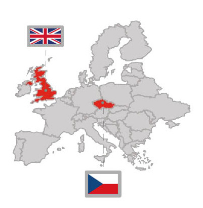 map of the europe